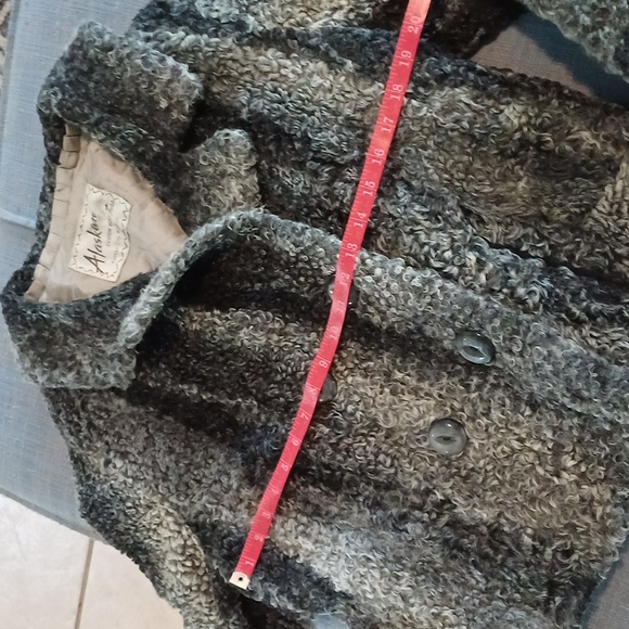 Persian Lamb vintage crop double breasted coat M Alaskan Furs - Picture 9 of 15